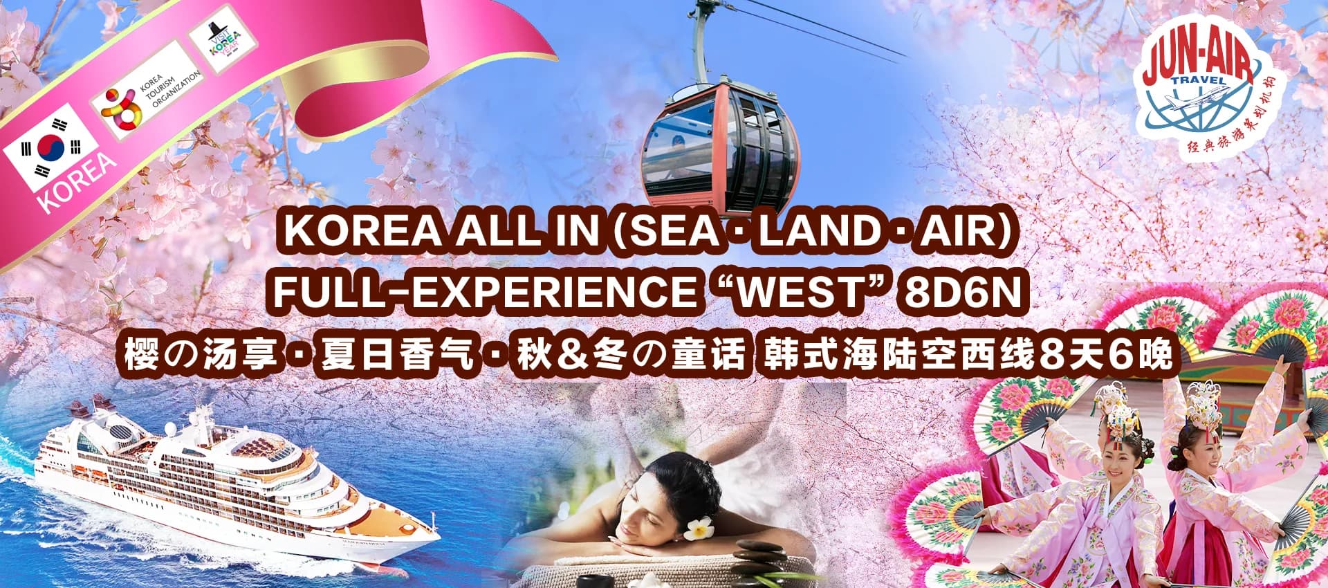 8D6N Korea sea, land and air all-in west line